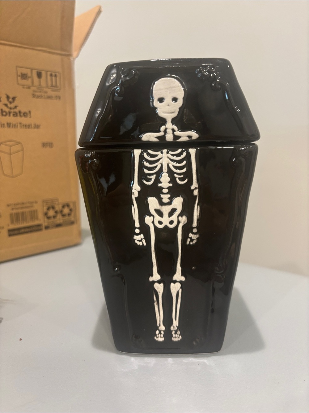 WTC coffin mini treat jar
